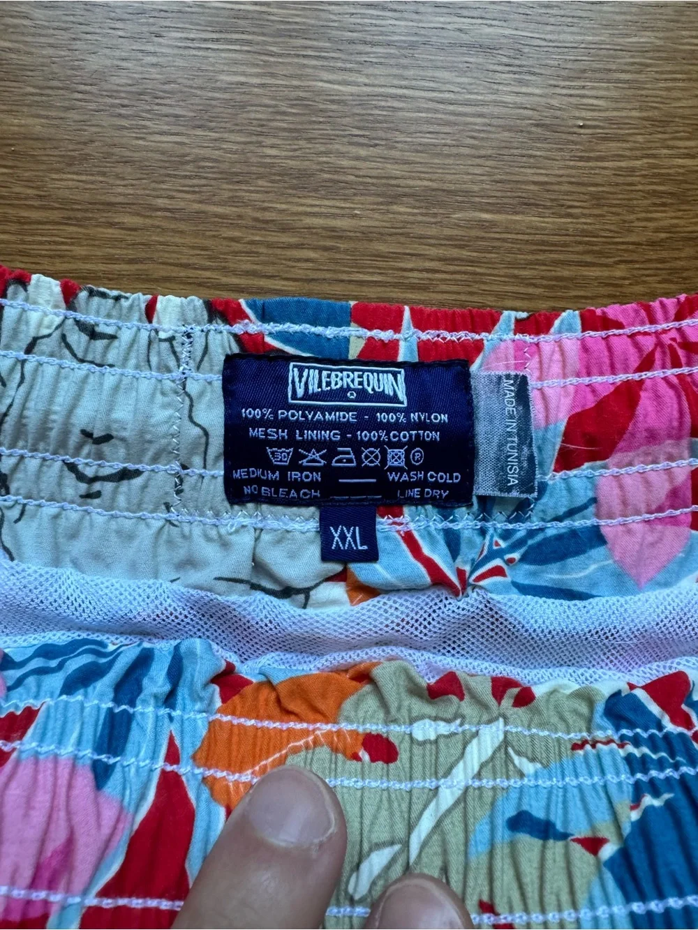 Vilebrequin Men's Floral Swim Shorts in Pink, Orange & Blue